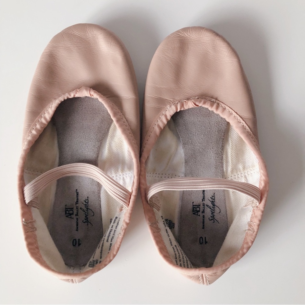 Toddler girls ballet shoes size 10